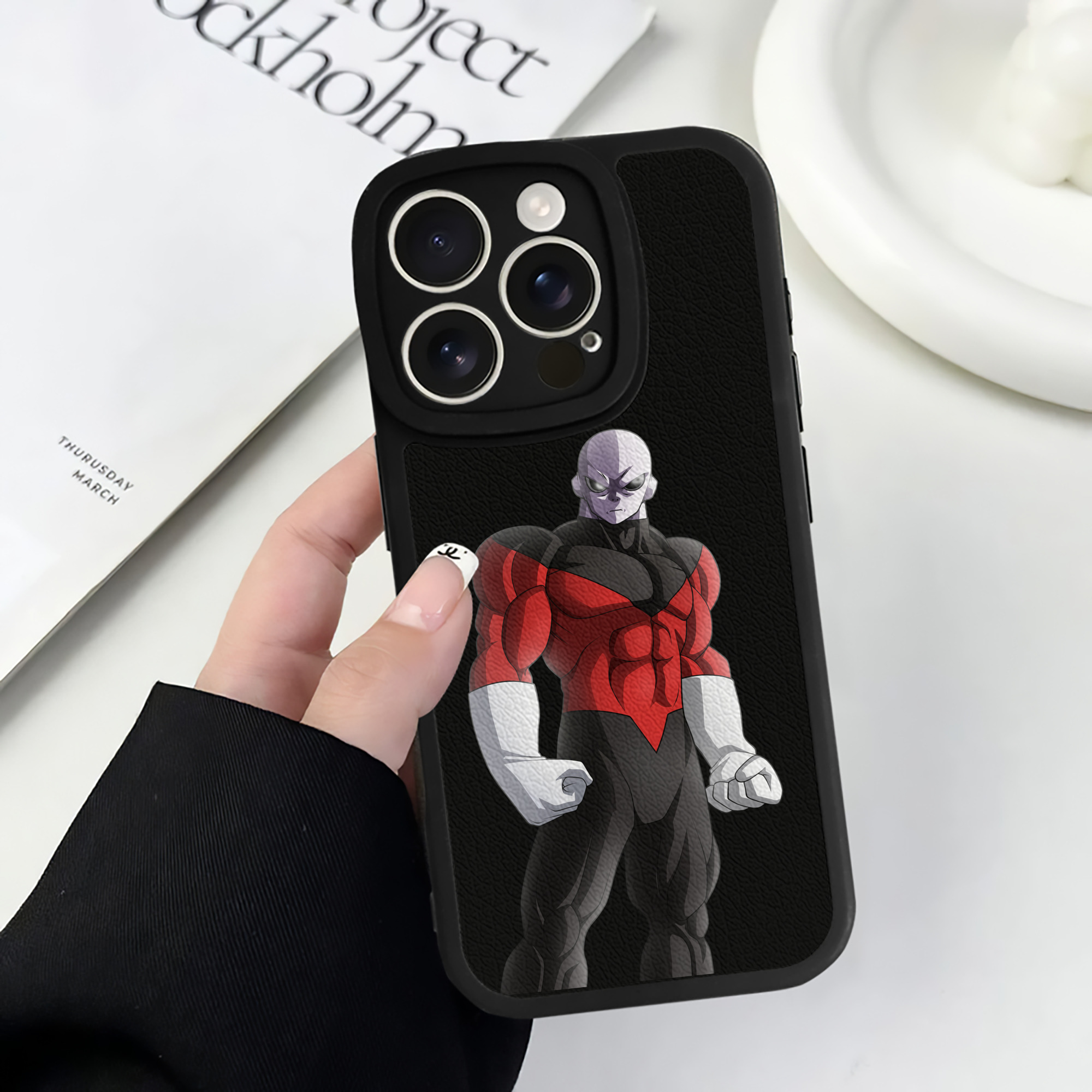 （画像用） ドラゴンボール DRAGON BALL 【iPhone 16シリーズ対応】シリコンスマホケース（レザー調） 材質：シリコン